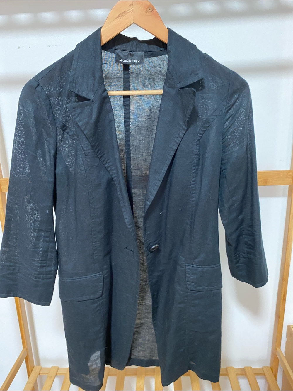 Black Lightweight Women's Blazer Jacket